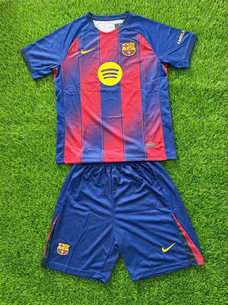 Barcelona 25/26 Home Jersey Set